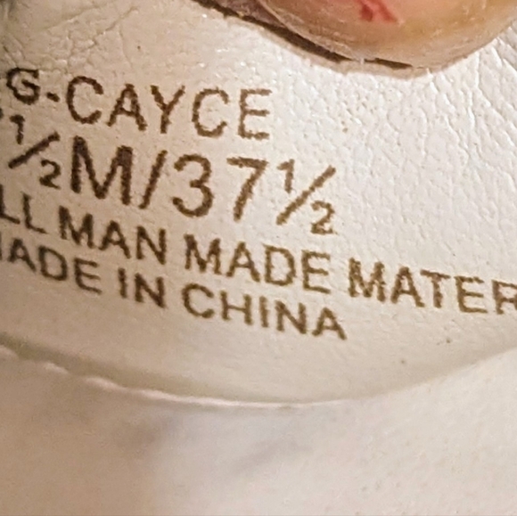 BCBGeneration Cayce 7.5 M Beige Patent Open Toe Sandals Ankle Cuff Stiletto New - Picture 13 of 16